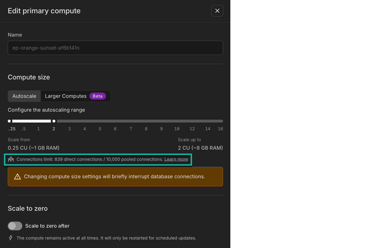 max_connections calculator